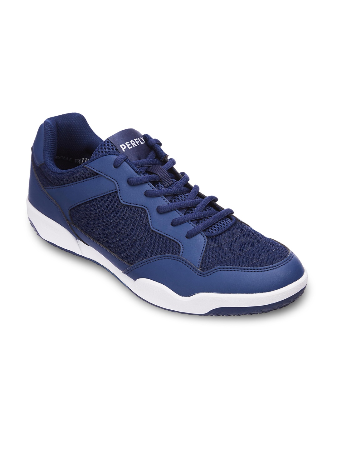 

PERFLY By Decathlon Men Blue Badminton Shoes