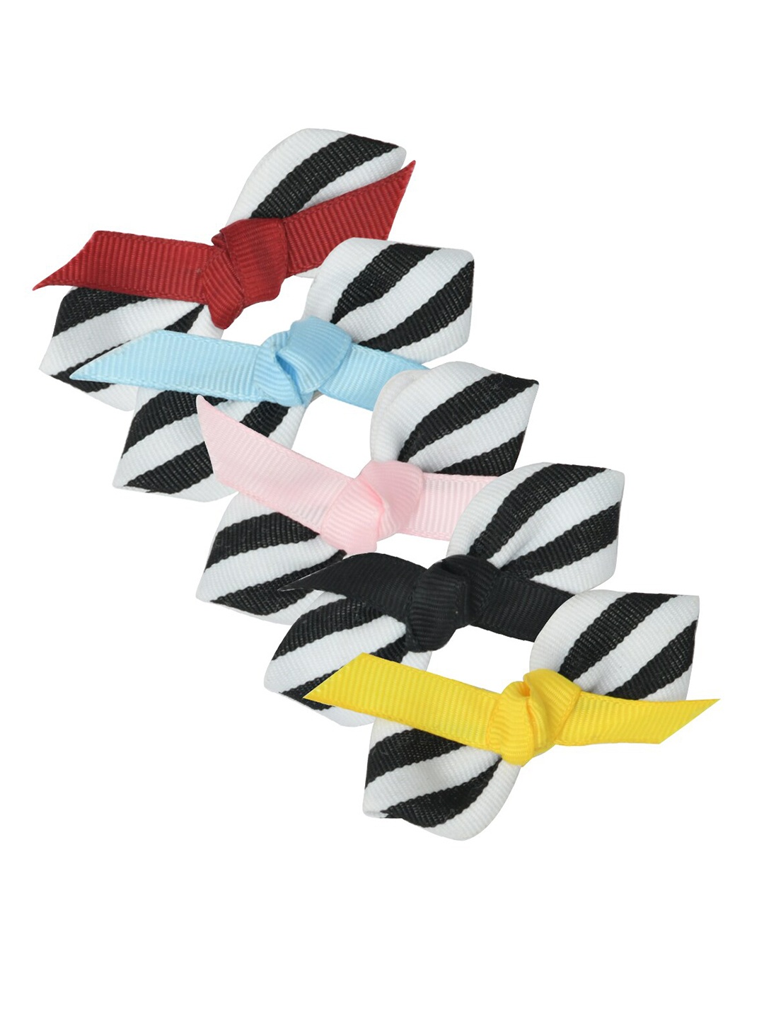 

FUNKRAFTS Girls Set of 5 Alligator Hair Clip, White