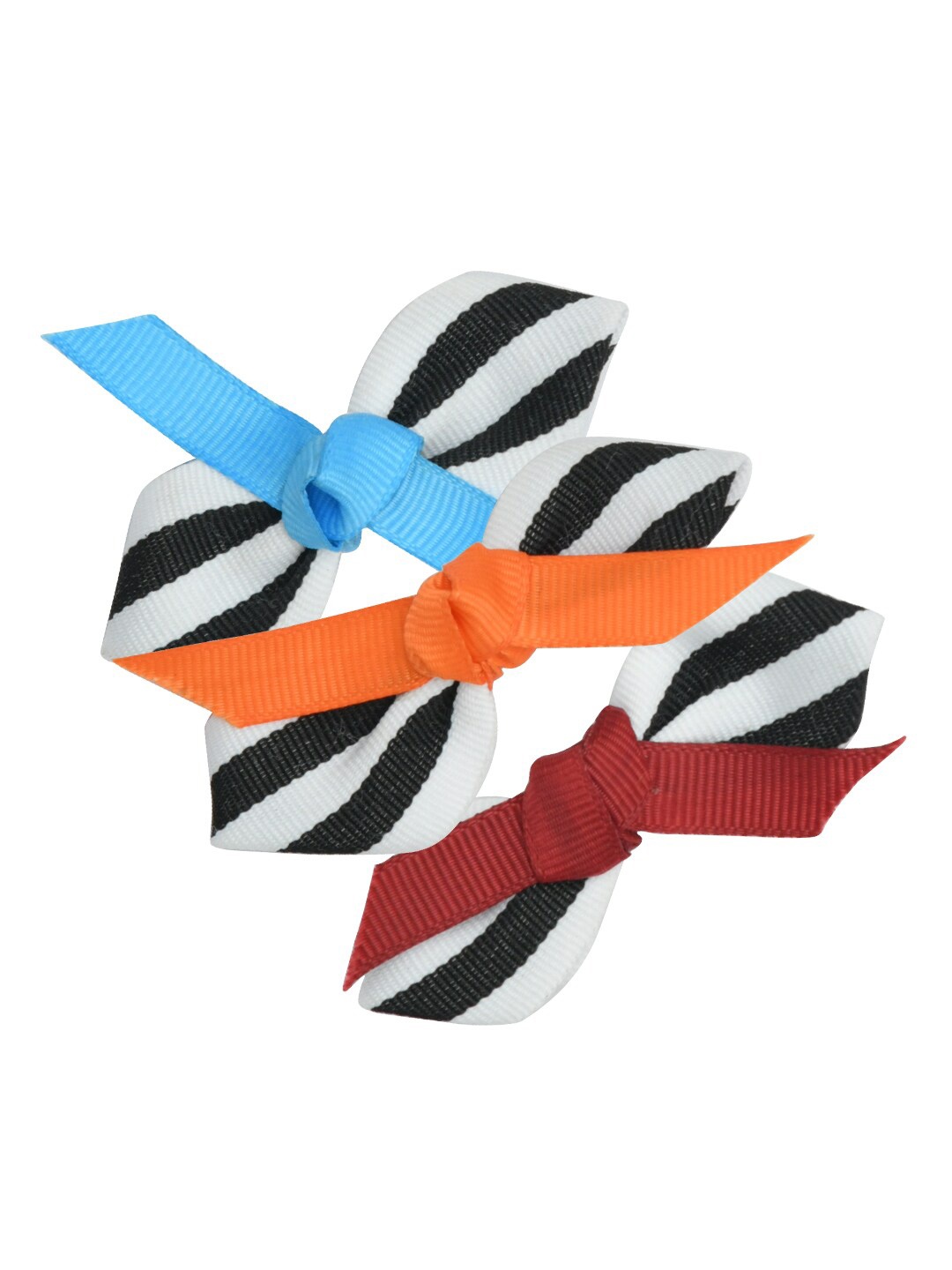 

FUNKRAFTS Girls Black & White Set of 3 Alligator Hair Clip