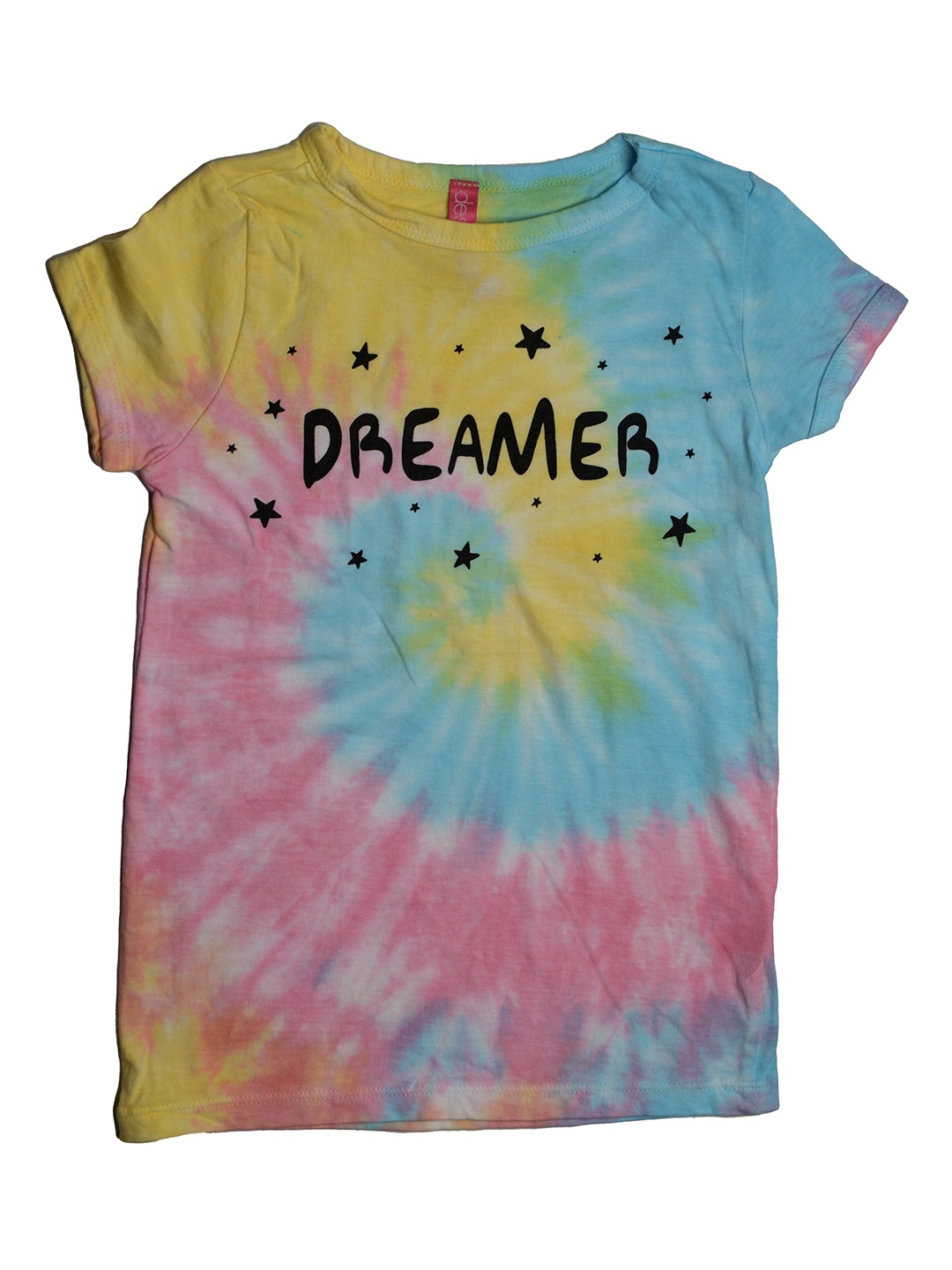 

TINY HUG Girls Assorted Tie and Dye Printed T-shirt