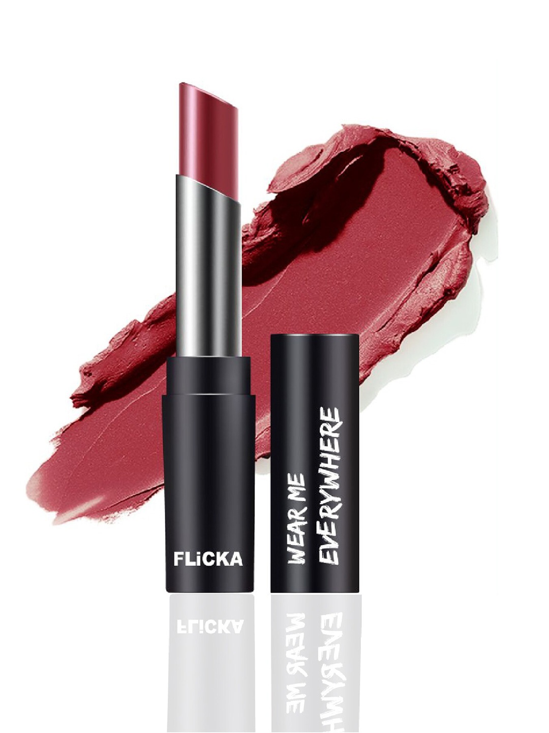 

FLiCKA Wear Me Everywhere Creamy Matte Lipstick - Caffine Corruption 05, Brown