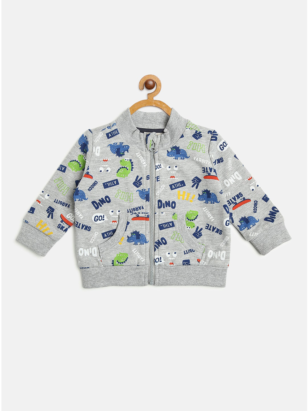 

Chicco Boys Grey Printed Sweatshirt