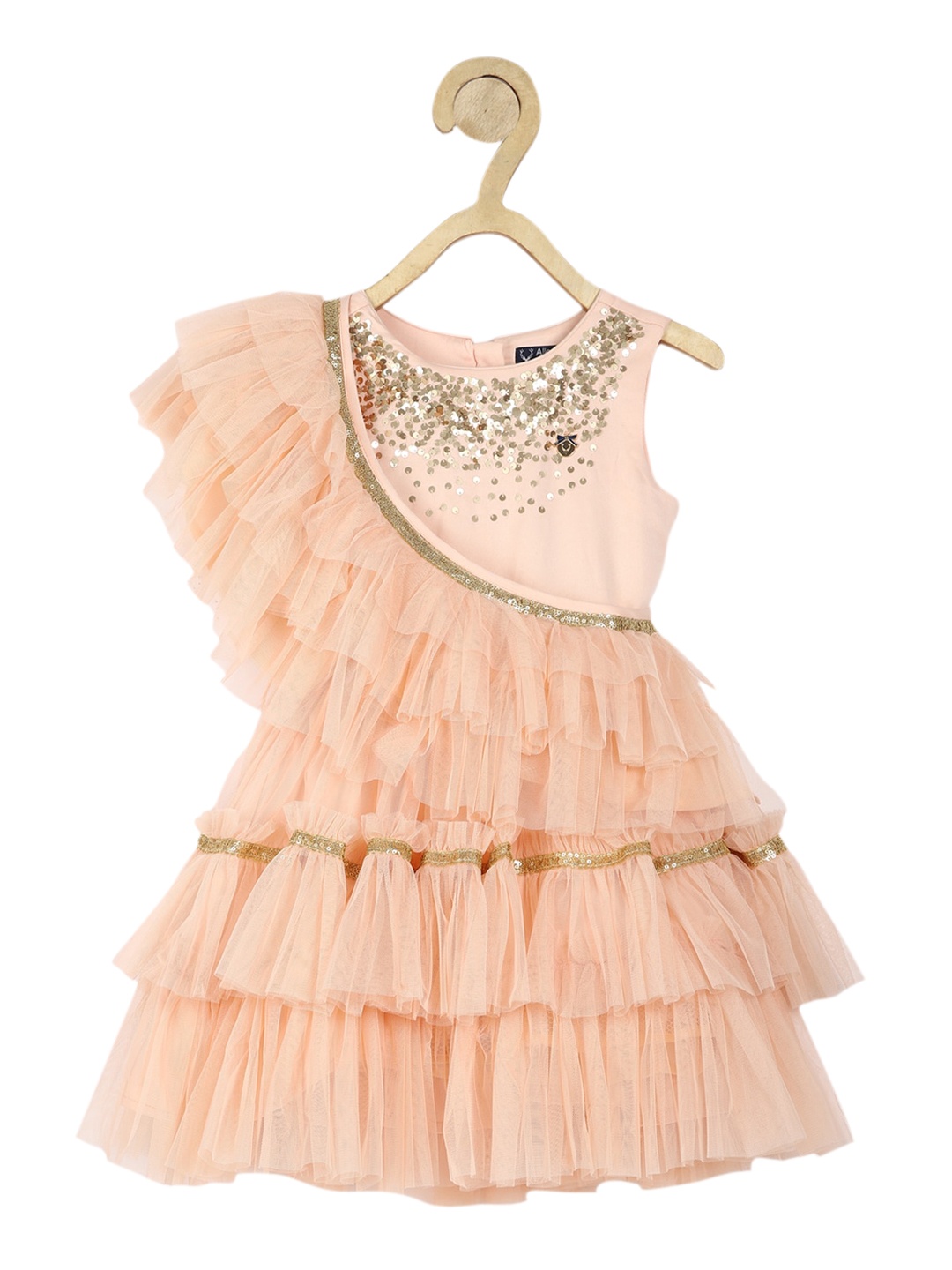 

Allen Solly Junior Girls Beige Embellished Dress
