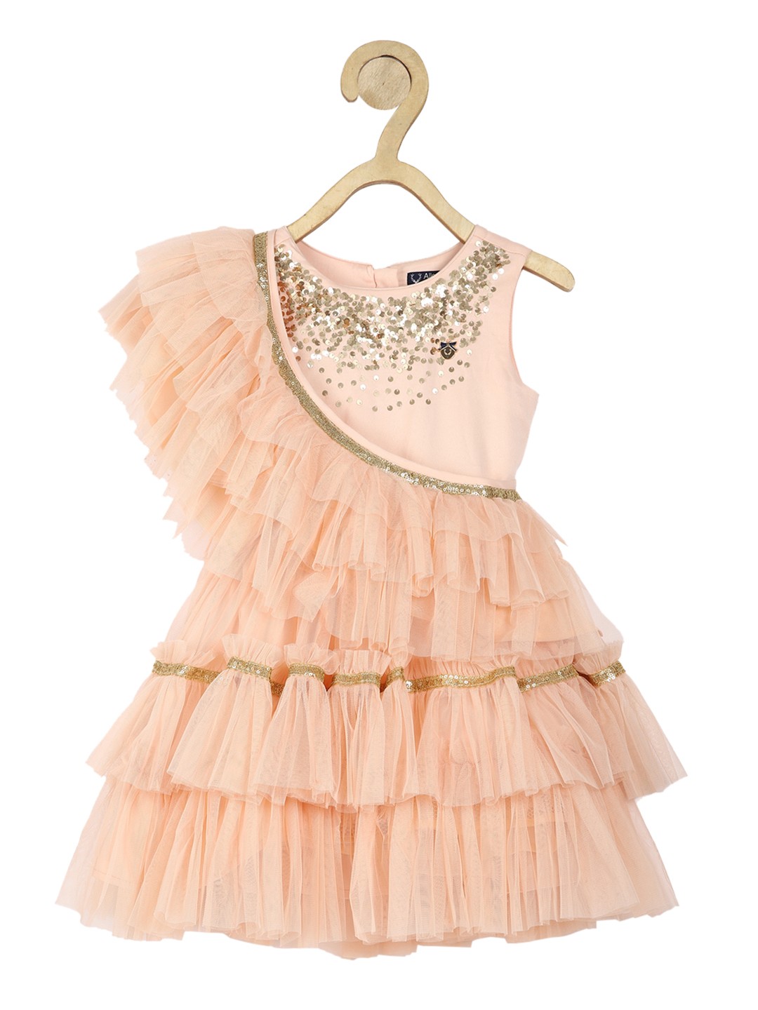 

Allen Solly Junior Beige Embellished Dress