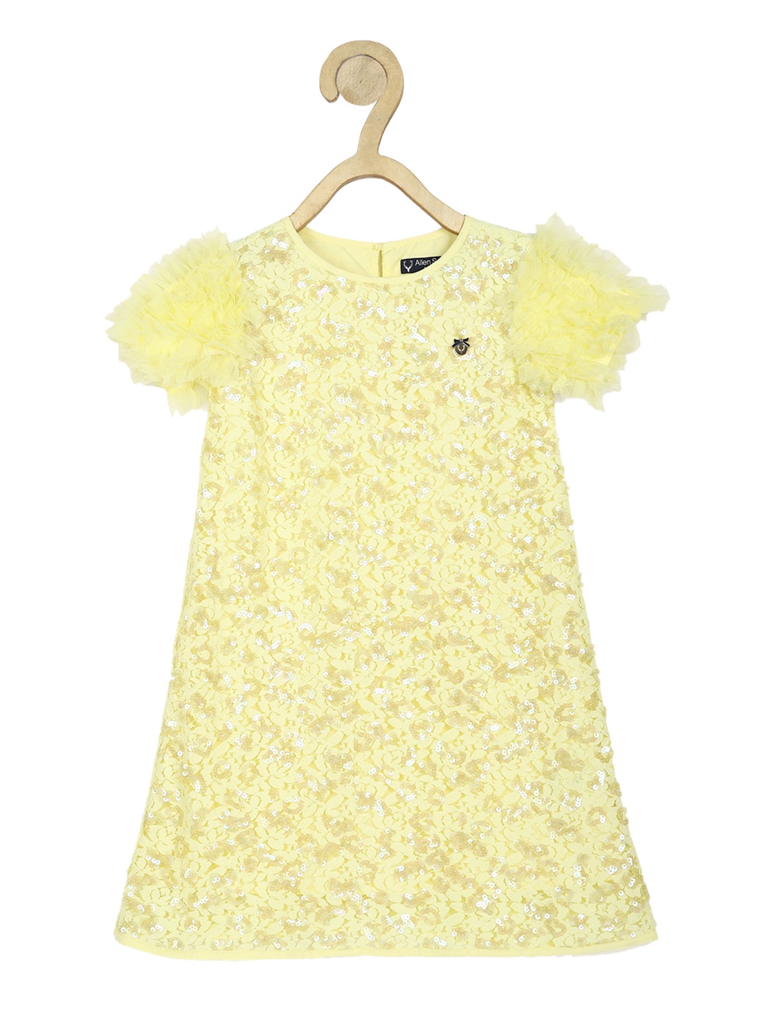 

Allen Solly Junior Girls Yellow A-Line Dress