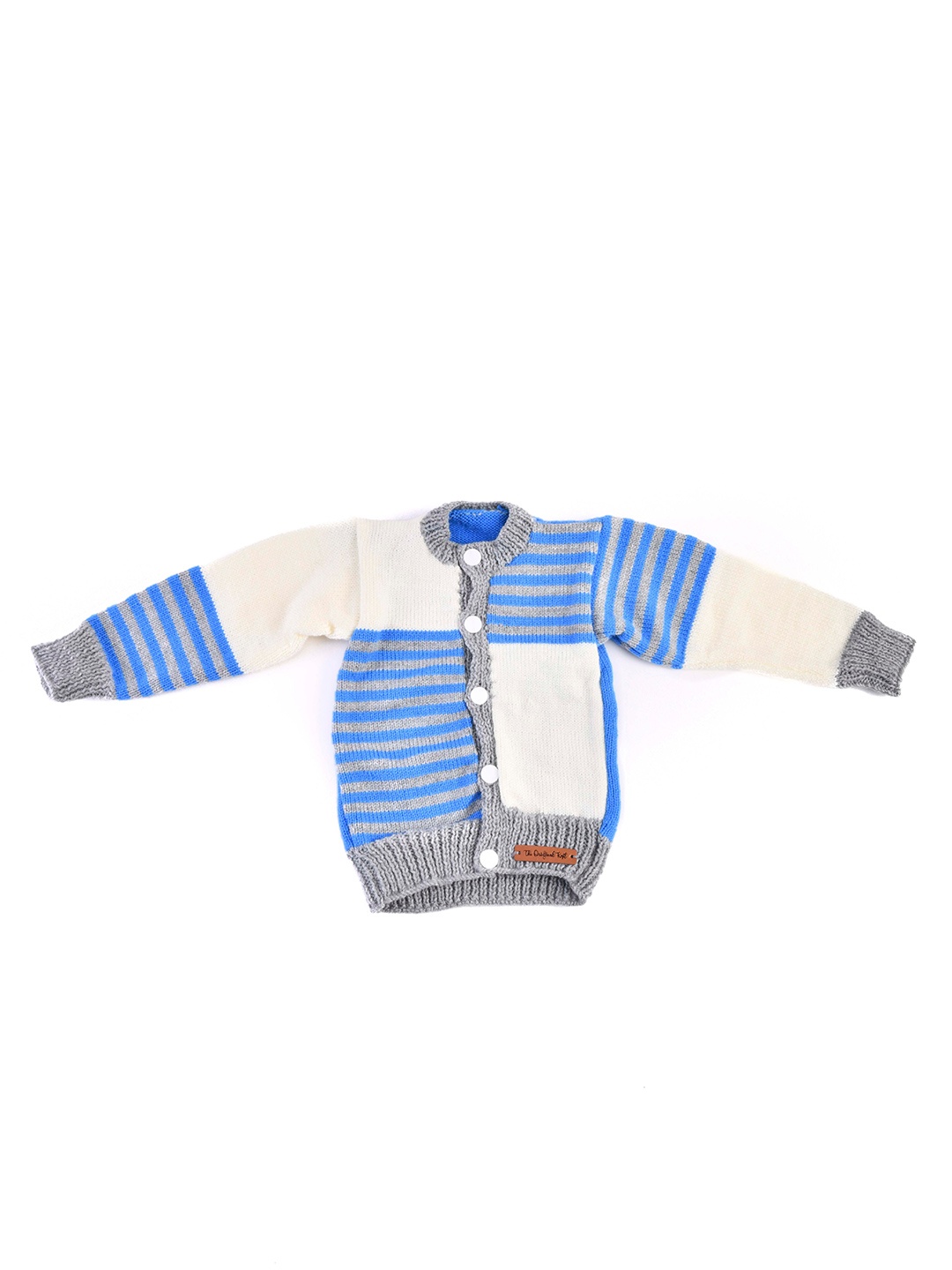 

The Original Knit Unisex Kids Blue & White Cardigan