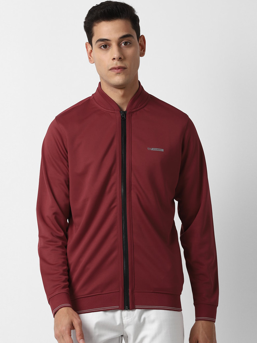 

Louis Philippe Sport Men Maroon Sweatshirt