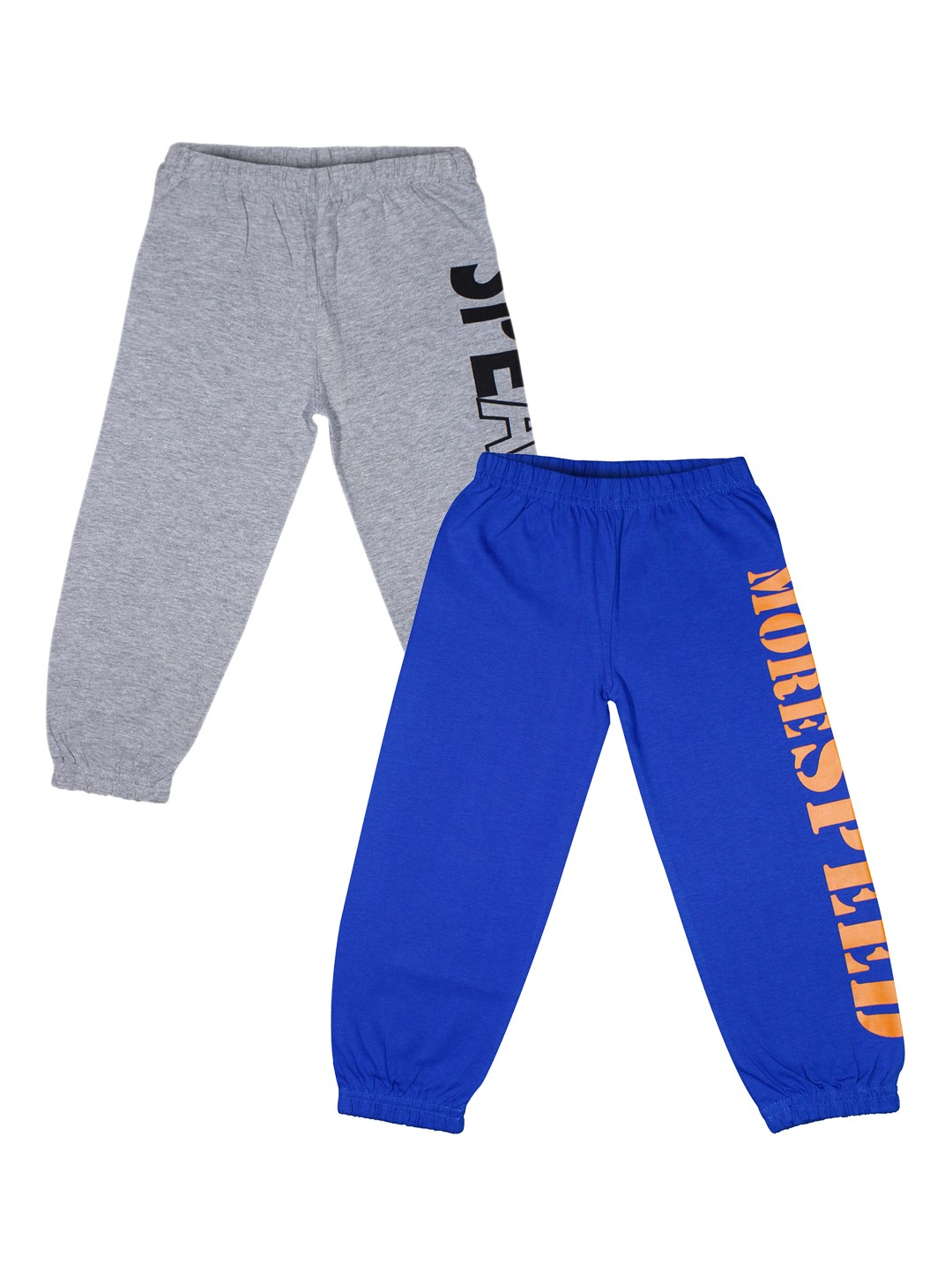 

Luke & Lilly Pak Of 2 Boys Grey & Blue Cotton Track Pants