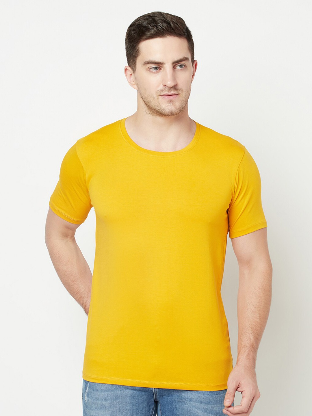 

Purple State Men Yellow T-shirt