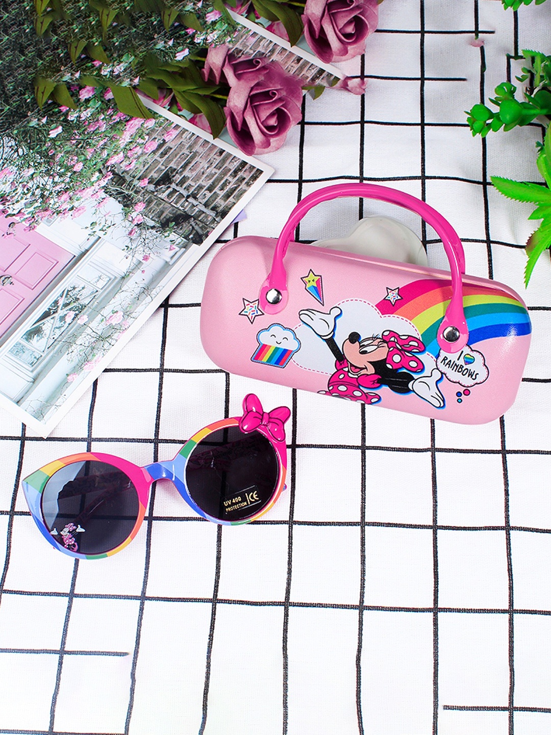 

Disney Girls Pink Minnie Mouse Round Sunglasses