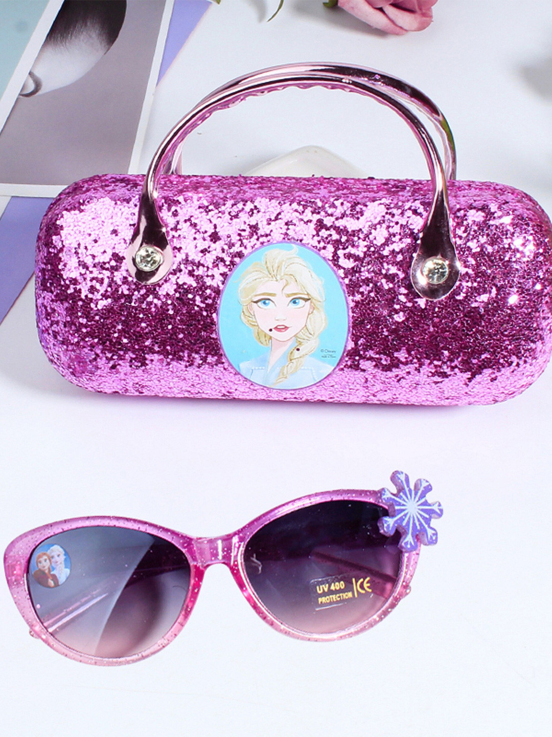 

Disney Girls Purple Frozen II Oval Sunglasses