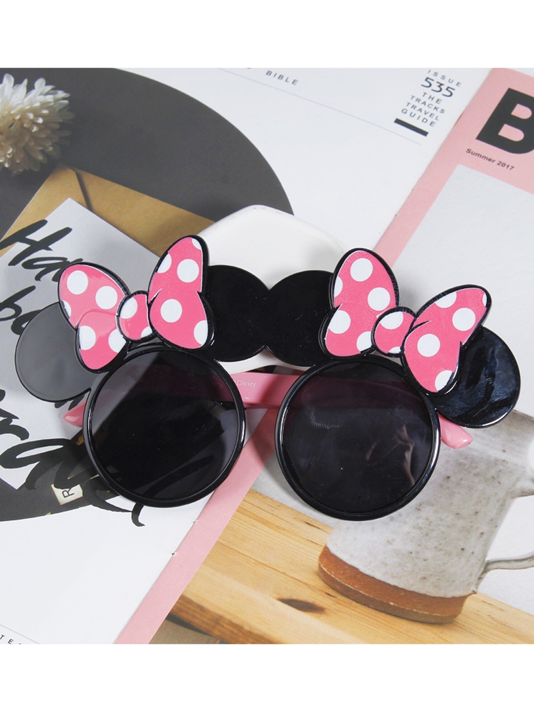 

Disney Girls Black Minnie Mouse Round Sunglasses