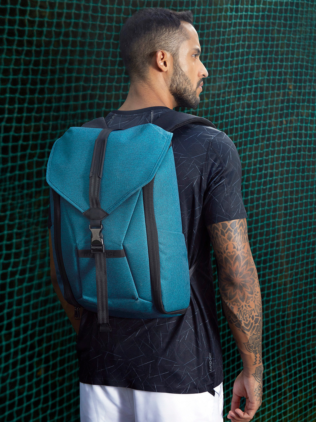

HRX by Hrithik Roshan Unisex Blue Solid 14 Inch Laptop Backpack