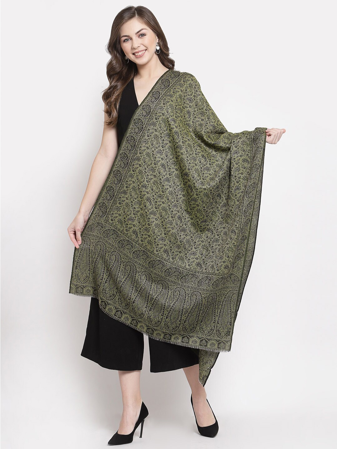 

Pashtush Women Black Printed