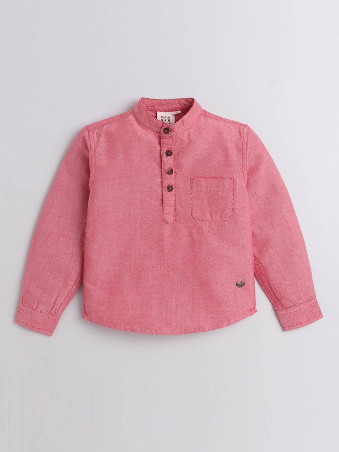 

Ed-a-Mamma Boys Coral Premium Opaque Casual Shirt