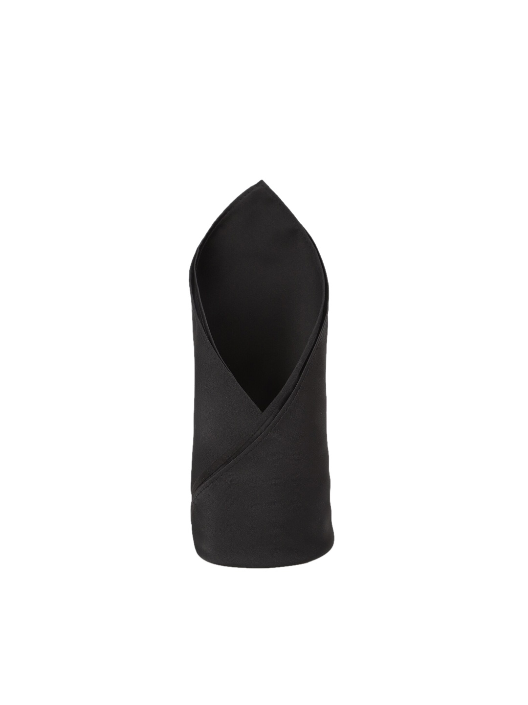 

Peter England Men Black Solid Microfibre Pocket Square