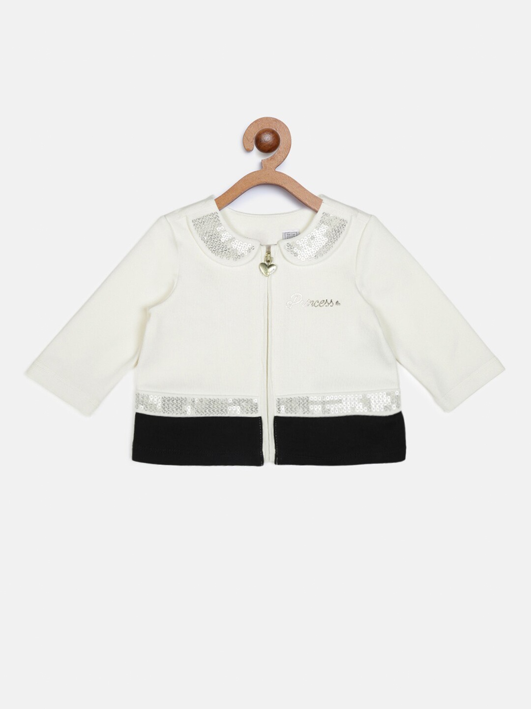 

Chicco Infant Girls White & Black Pullover