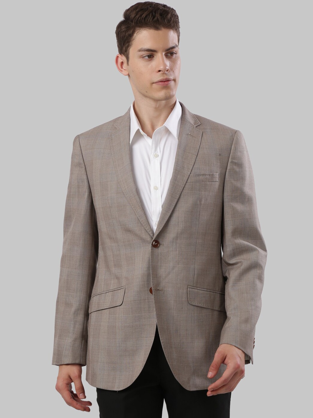 

Raymond Men White Pure Cotton Regular Fit Single-Breasted Formal Blazer