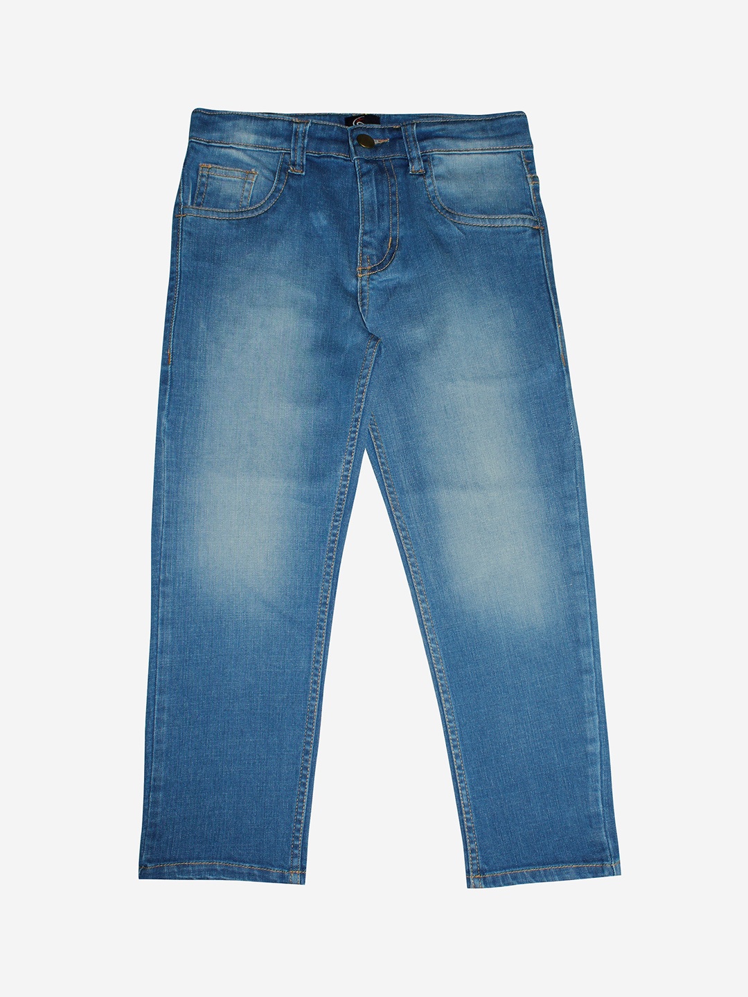 

KiddoPanti Boys Blue Jean Heavy Fade Stretchable Jeans