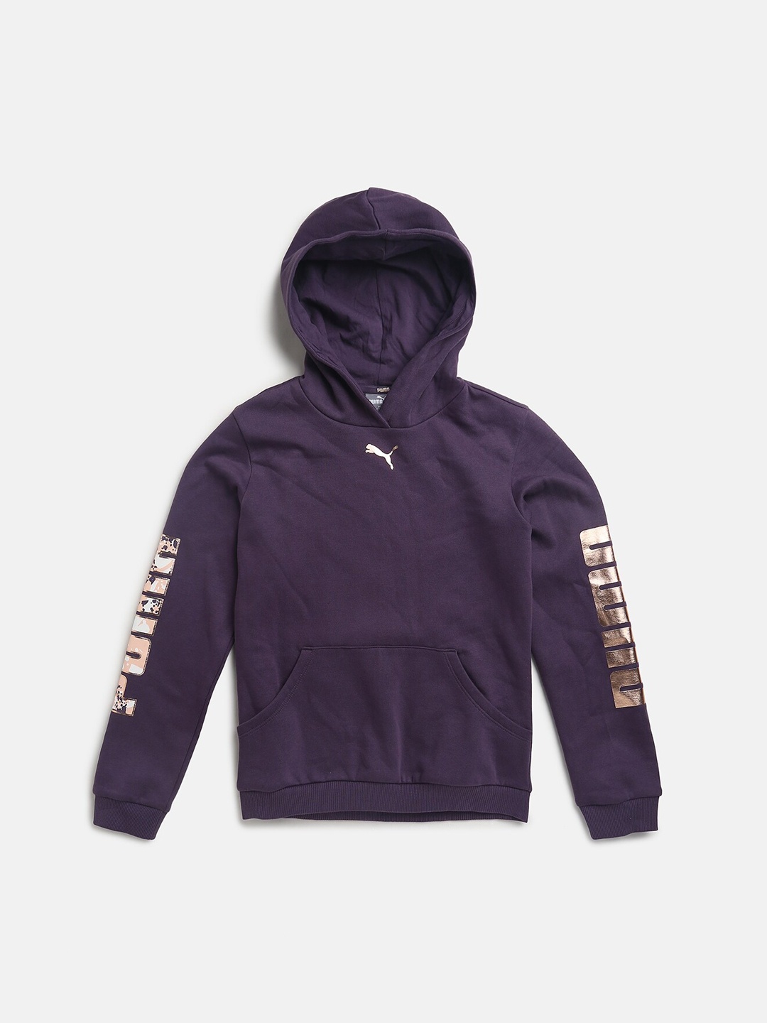 

Puma Girls Purple Solid Regular Hoodie