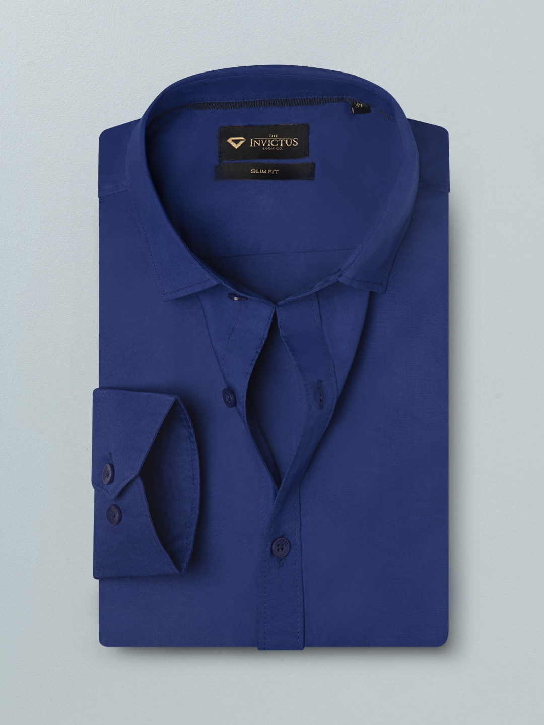 

INVICTUS Men Blue Slim Fit Smart Casual Shirt