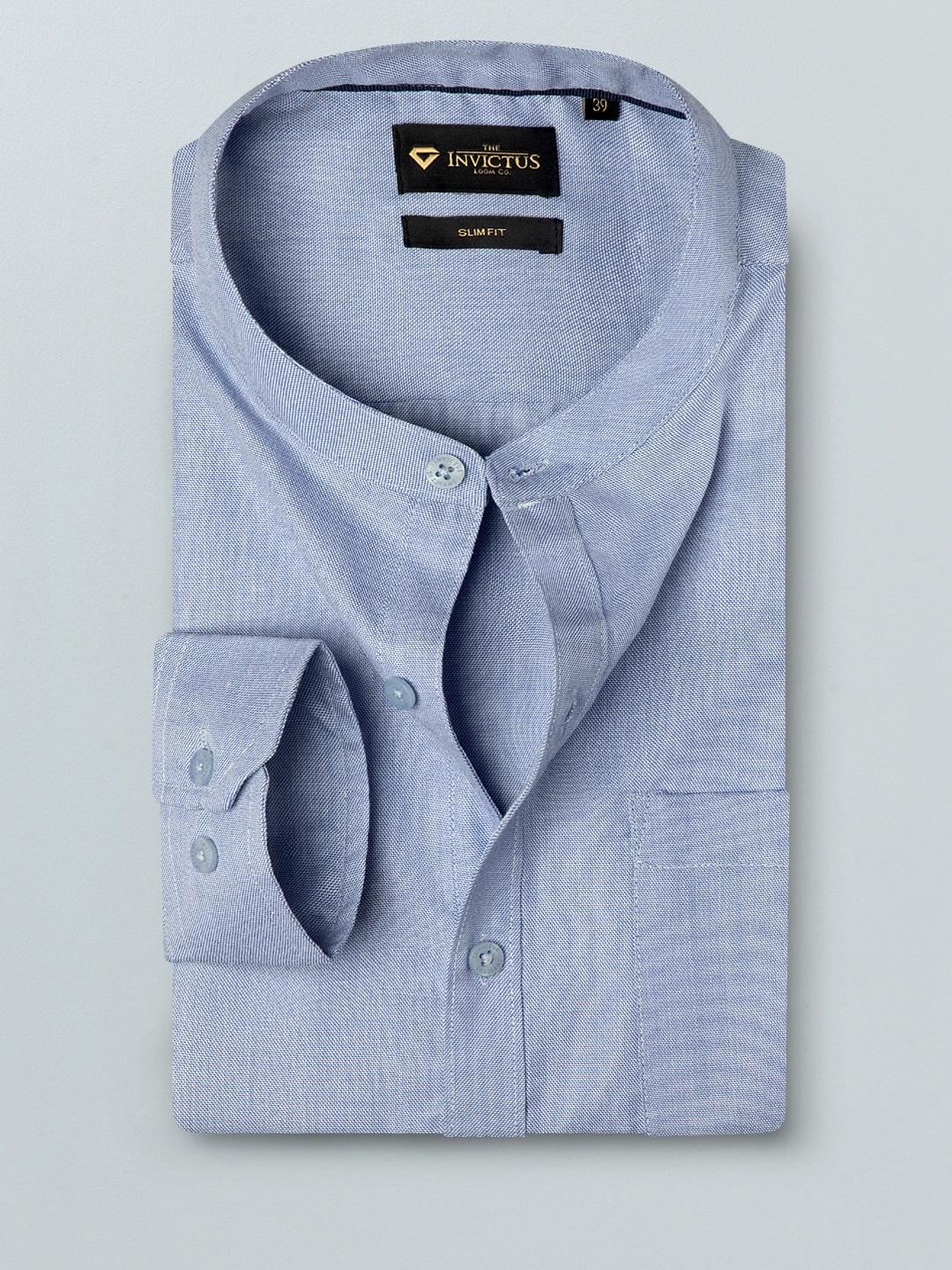 

INVICTUS Men Blue Slim Fit Formal Shirt