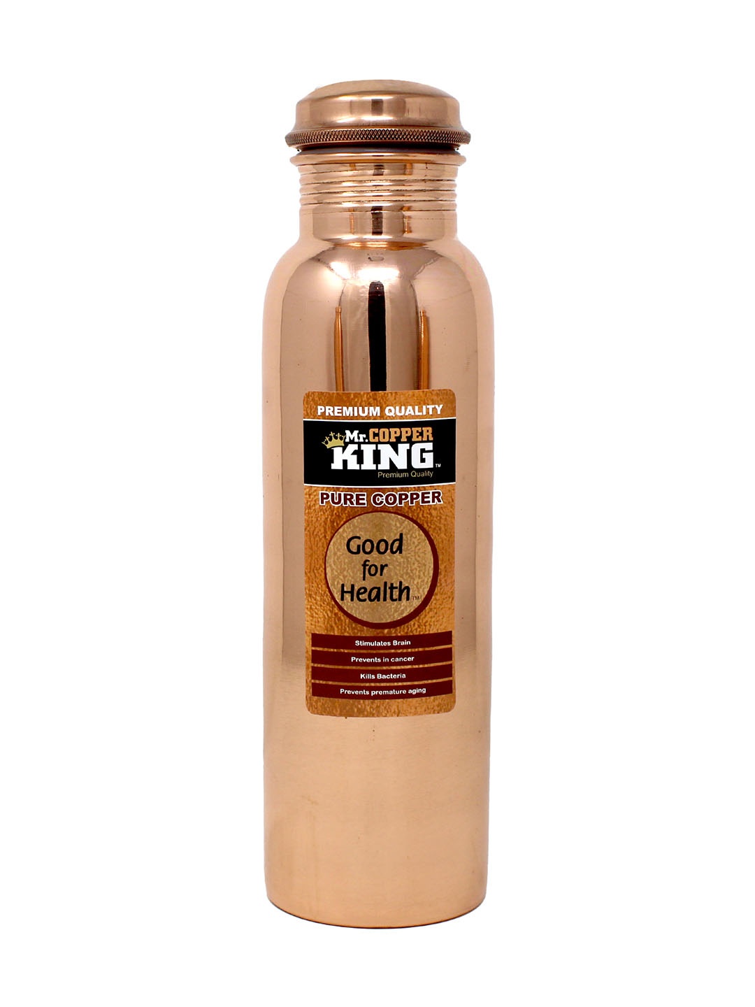 

MR. COPPER KING Copper-Toned Solid Water Bottle