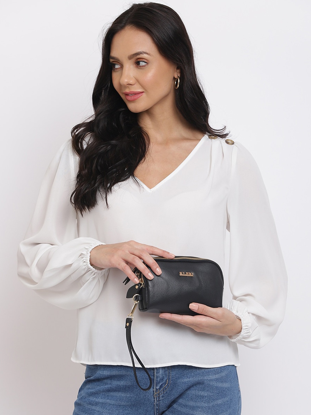 

KLEIO Women Travel Organizer Pouch, Black