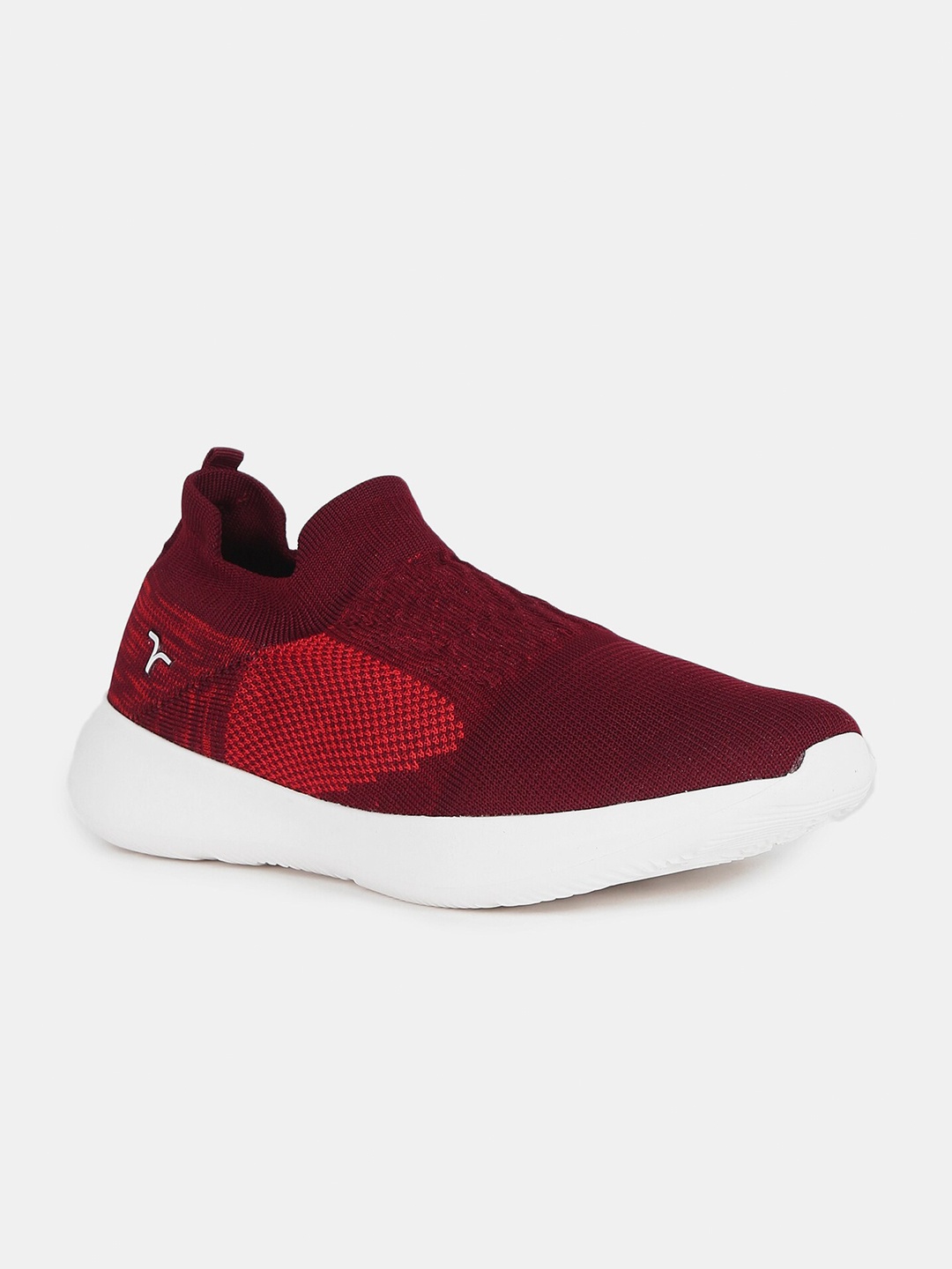 

Flying Machine Men Maroon Textile Walking Shoes