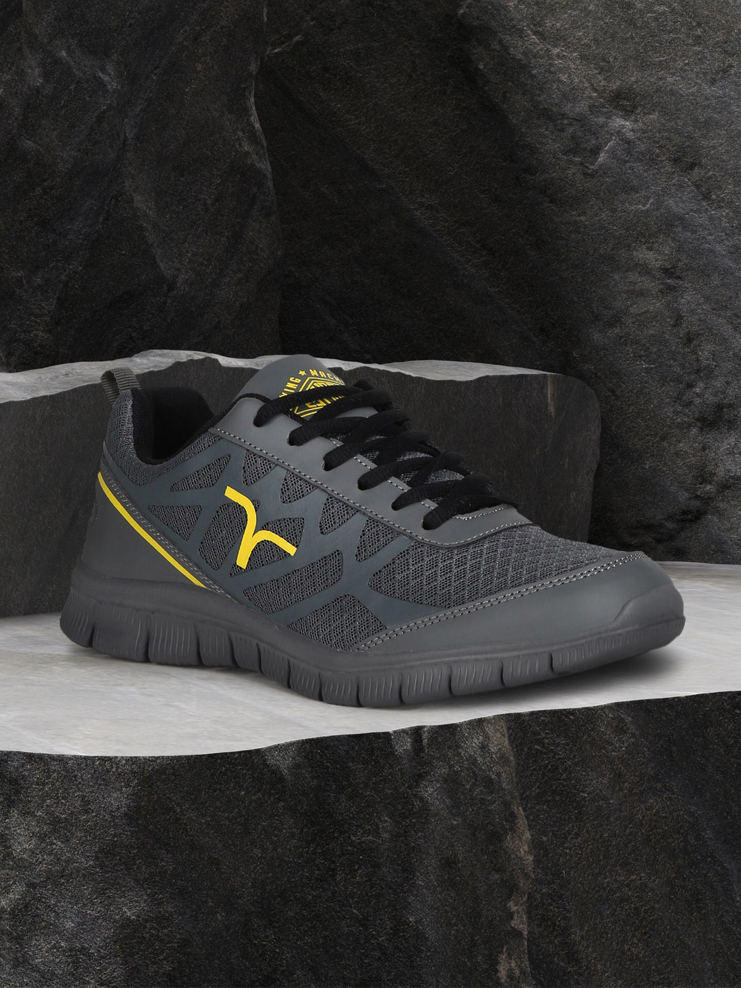 

Flying Machine Men Grey Walking Shoes