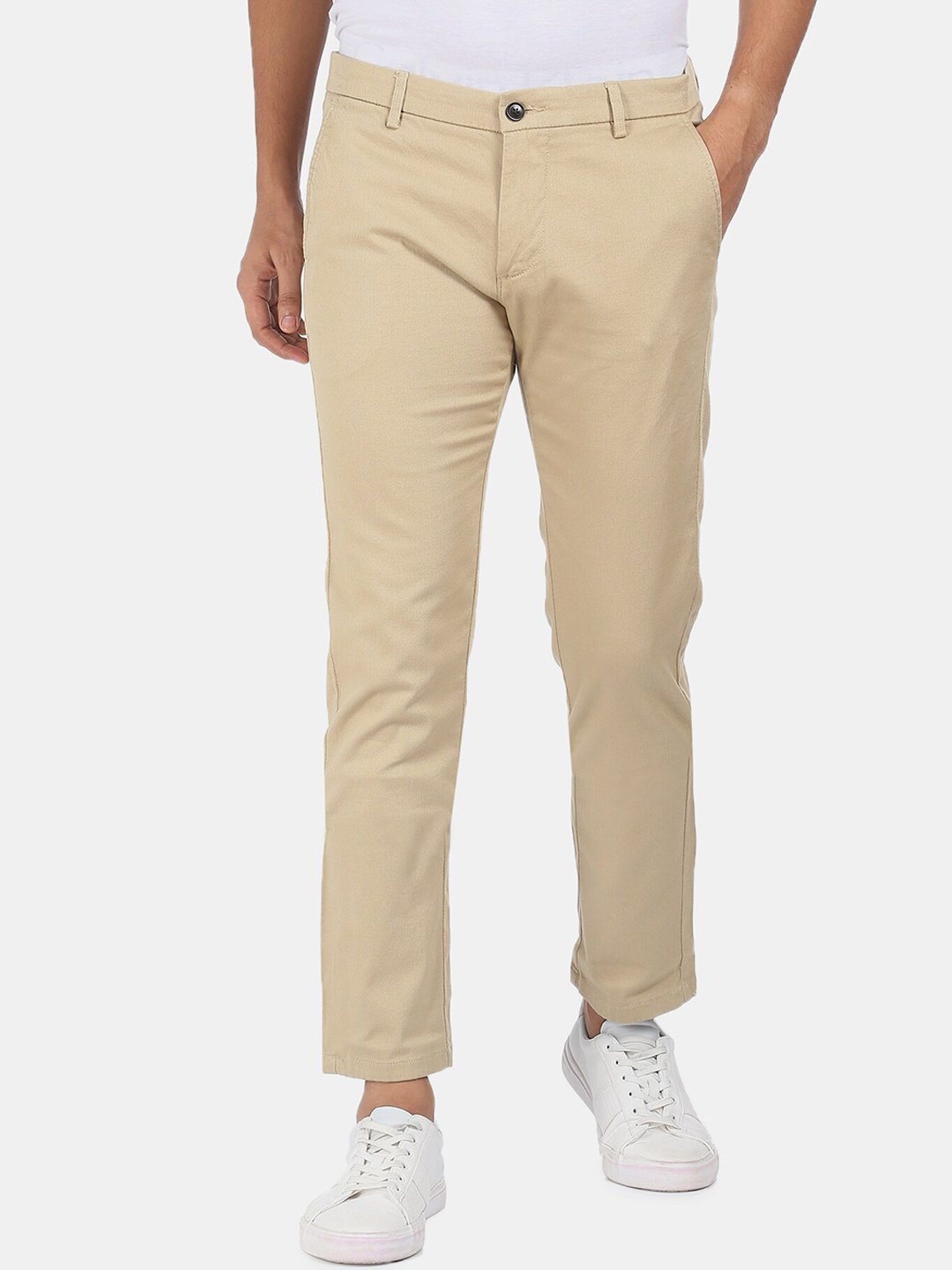 

Arrow Sport Men Beige Chinos Trousers