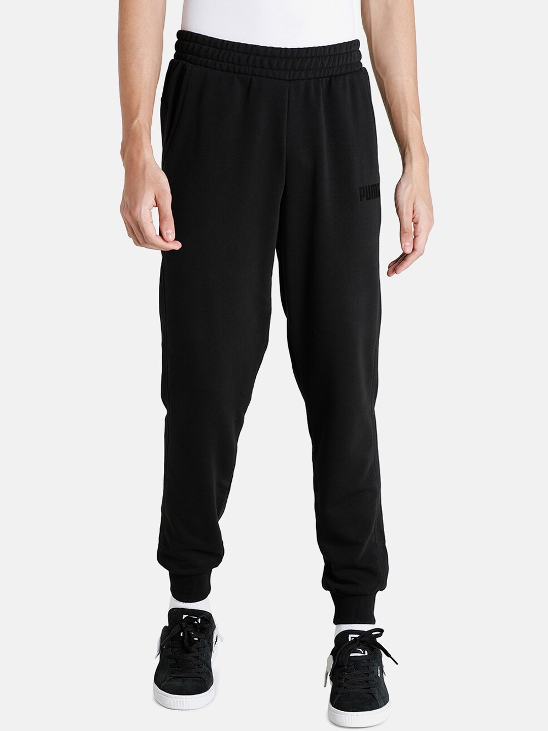

Puma Men Black Cotton Modern Basics Regular Fit Track Pants