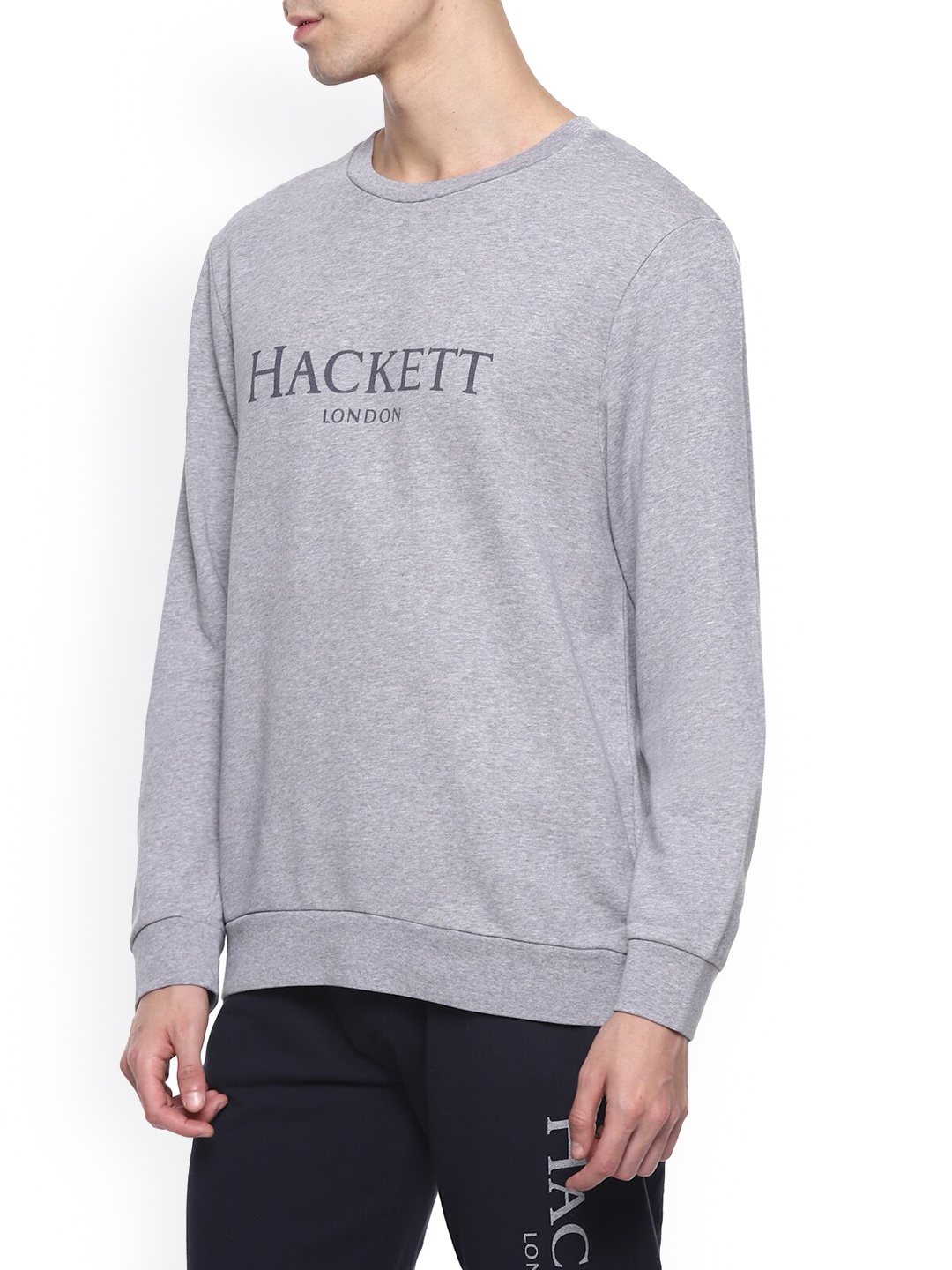 

HACKETT LONDON Men Grey Printed Sweatshirt