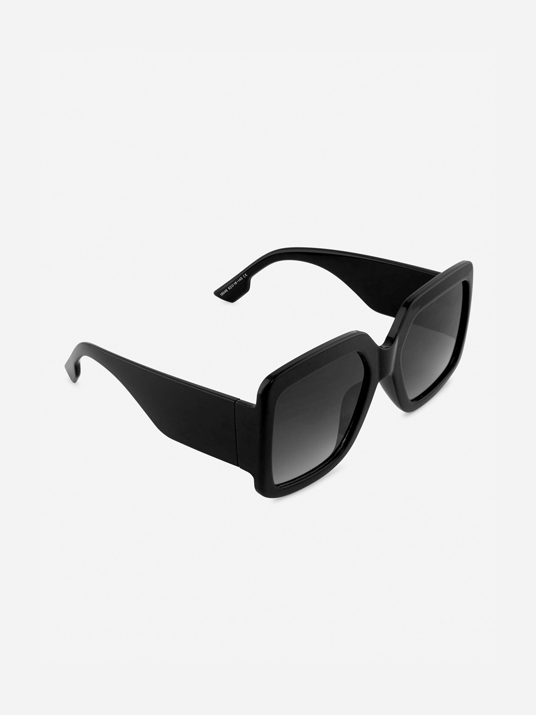 

20Dresses Women Black Lens & Black Square Sunglasses with UV Protected Lens