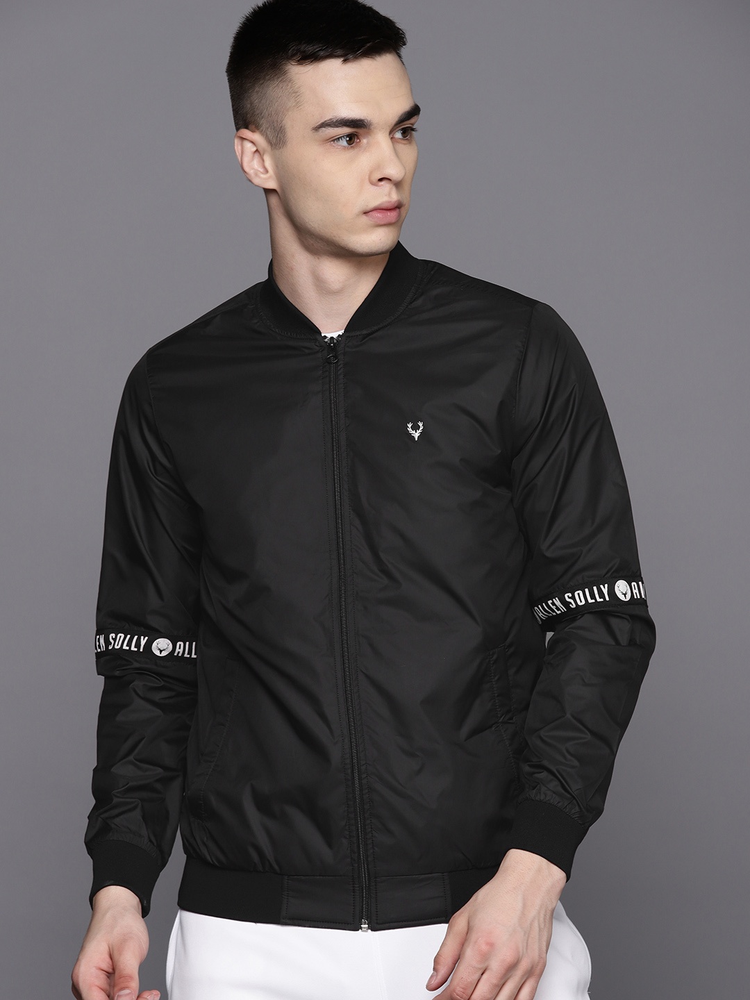 

Allen Solly Sport Men Bomber Jacket, Black