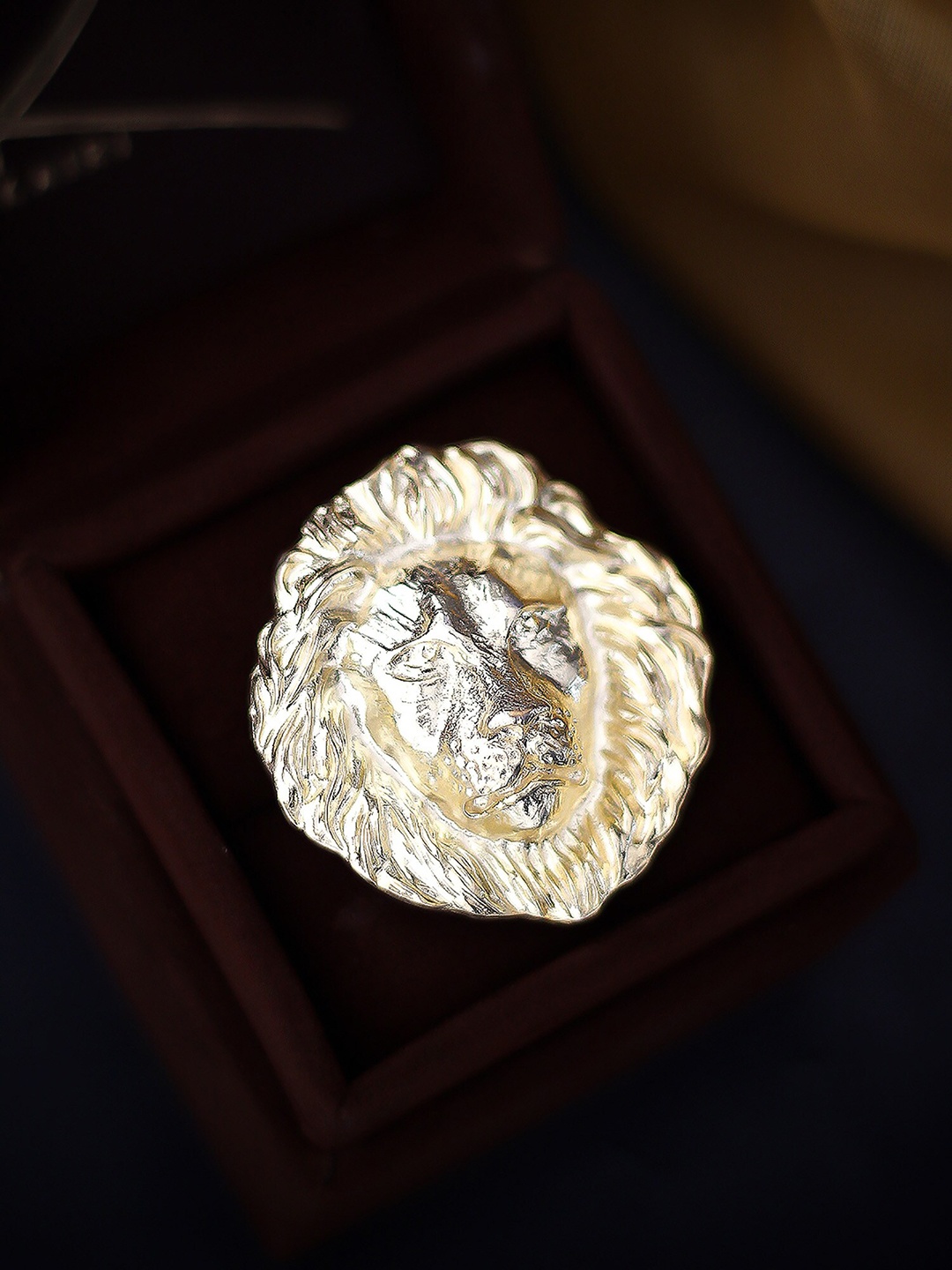 

Bellofox Women Gold-Plated Antique Adjustable Finger Ring