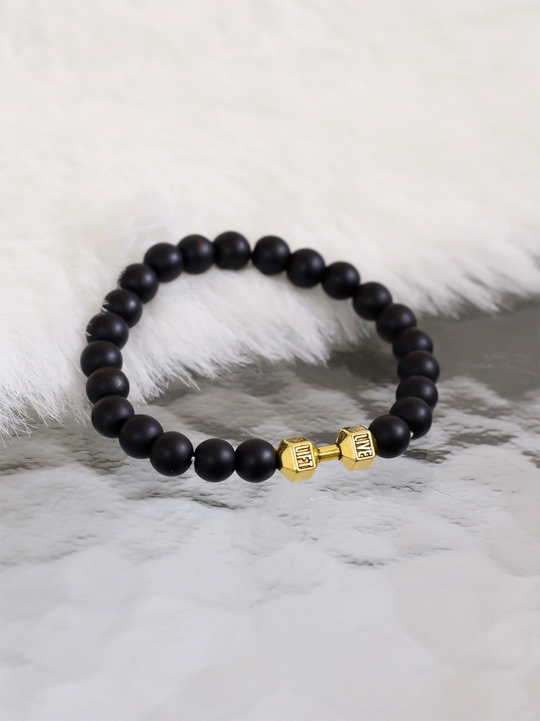 

Bellofox Women Black & Gold-Toned Charm Bracelet