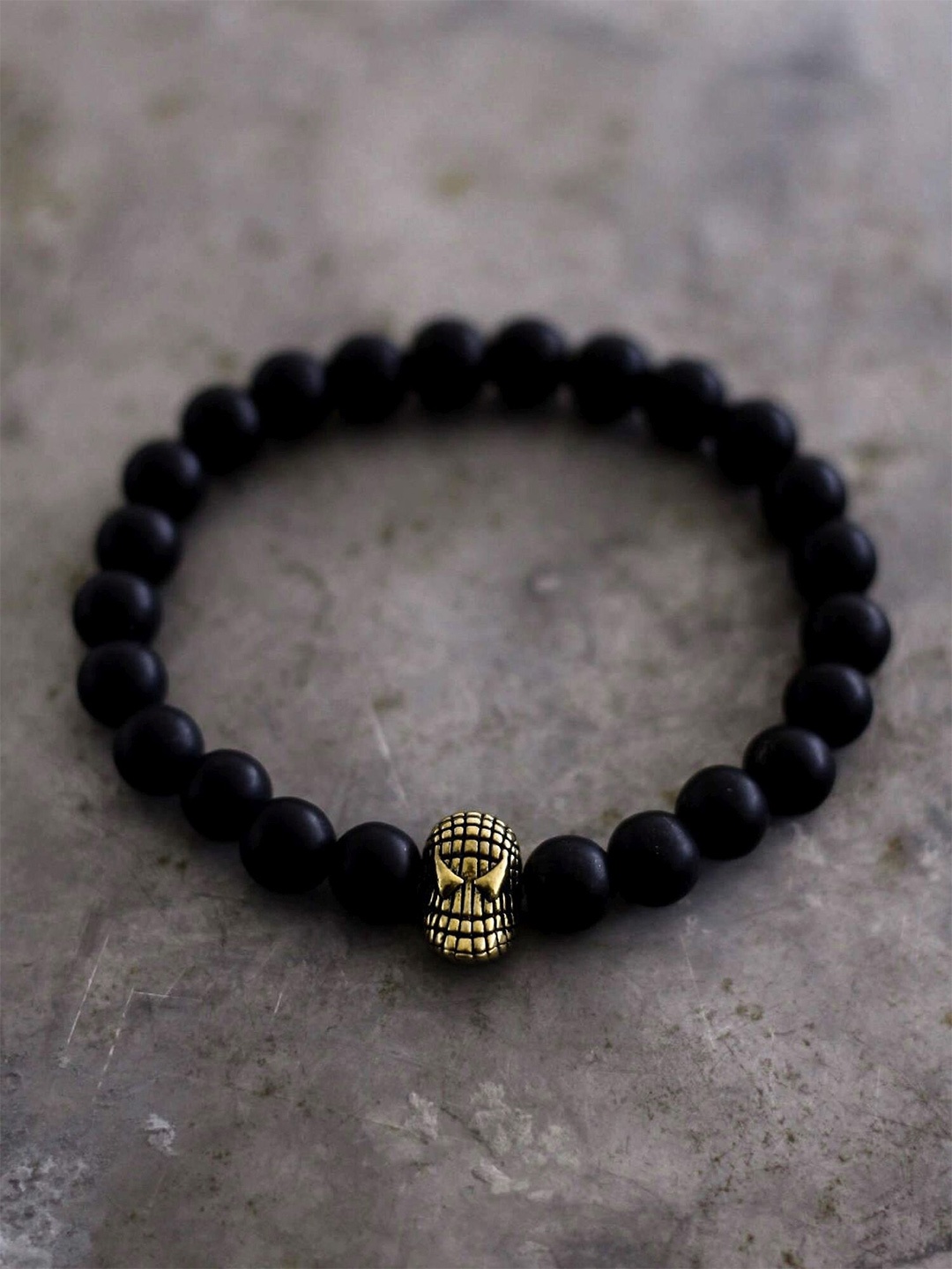 

Bellofox Women Gold-Toned & Black Elasticated Bracelet