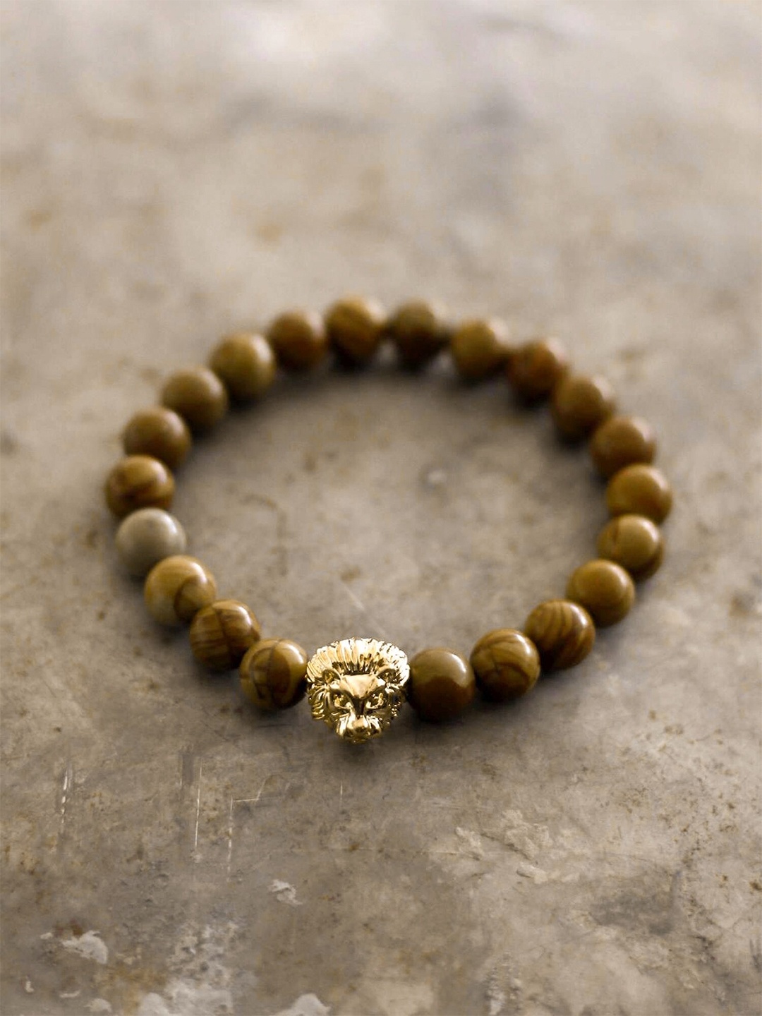 

Bellofox Women Gold-Toned & Beige Elasticated Bracelet