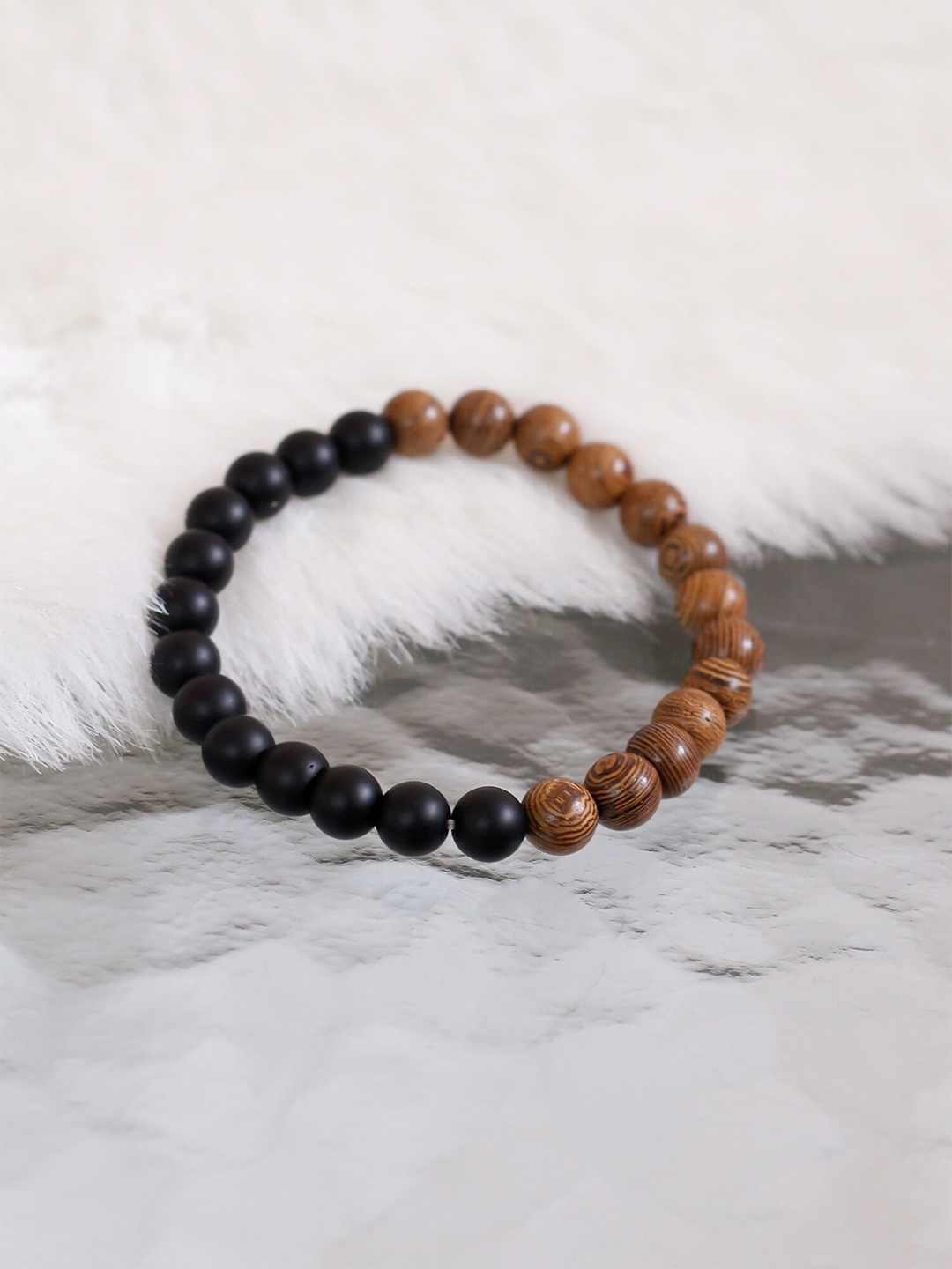 

Bellofox Women Black & Brown Charm Bracelet
