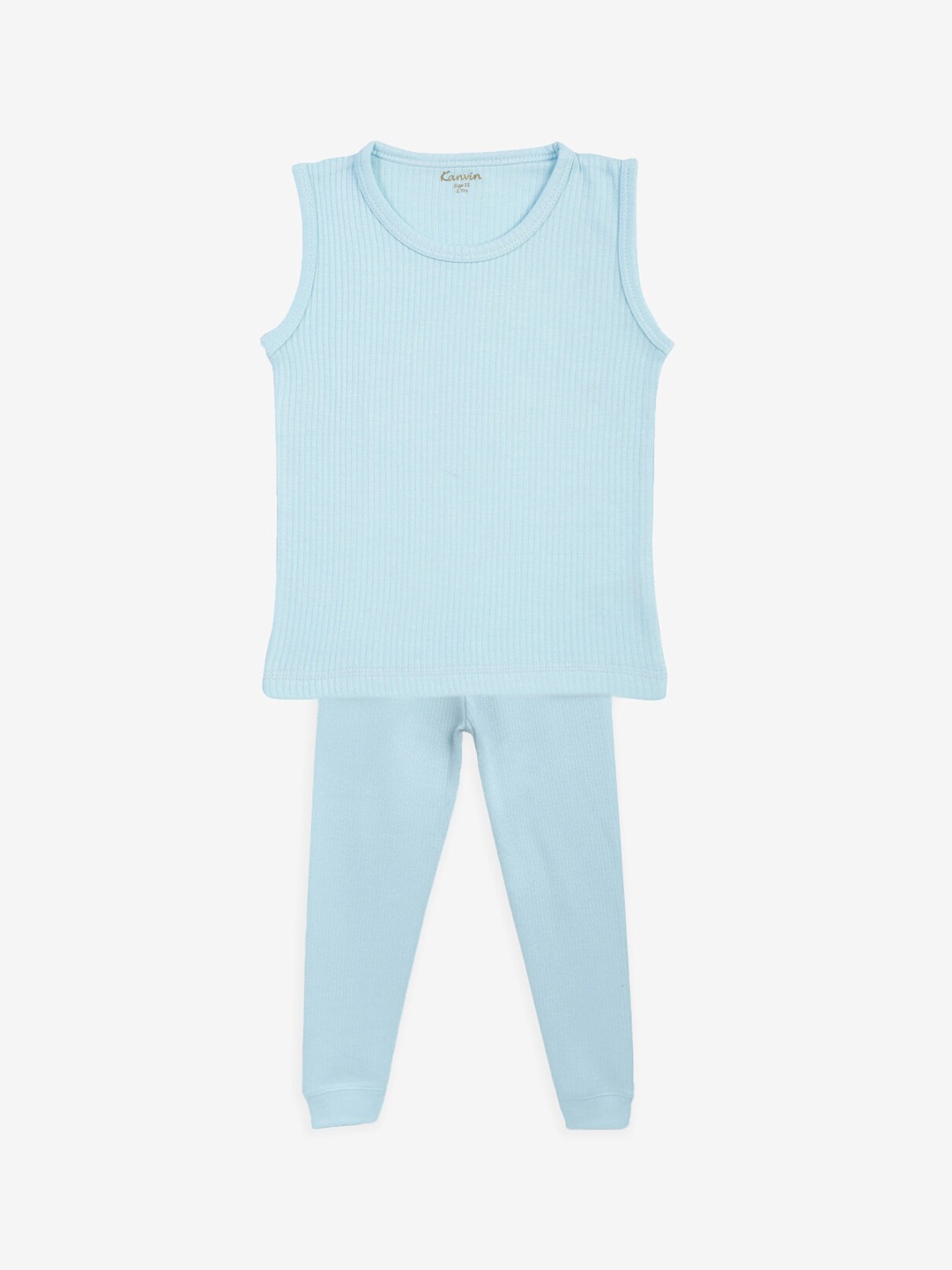 

Kanvin Boys Blue Solid Thermal Set