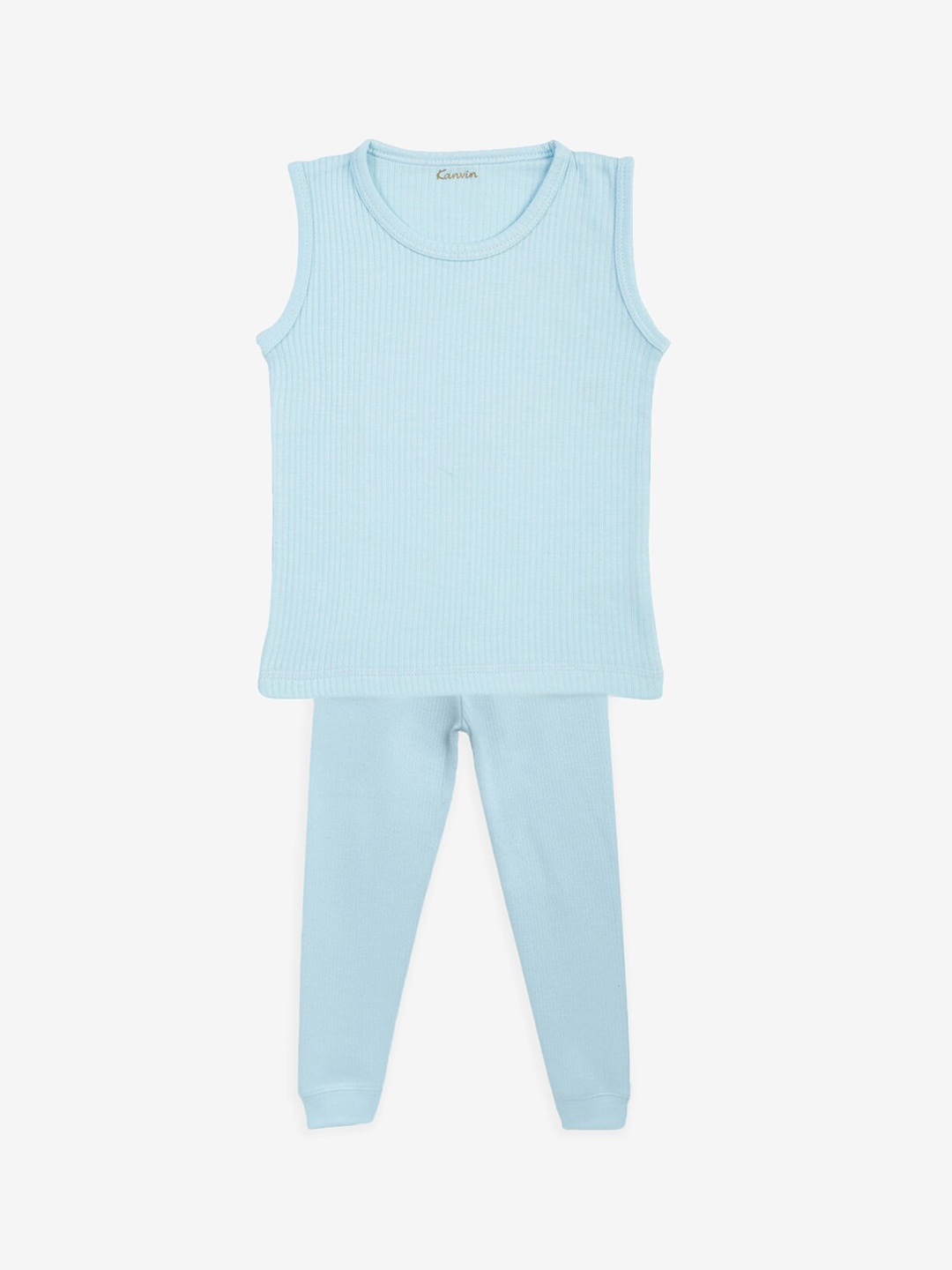 

Kanvin Boys Blue Solid Thermal Set