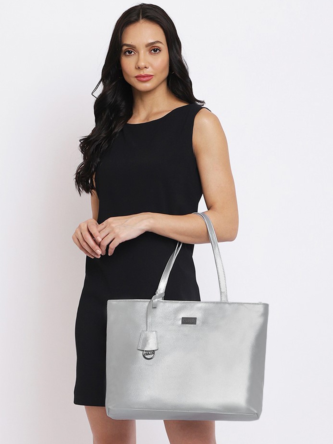

KLEIO Women Shoulder Bag, Silver