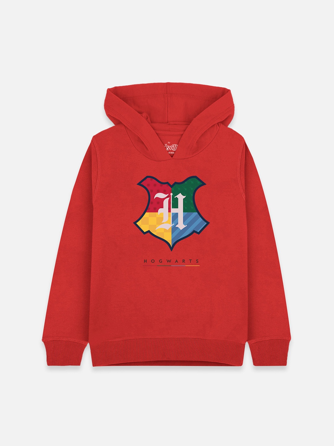 

Kids Ville Harry Potter Girls Red Printed Hooded Sweatshirt