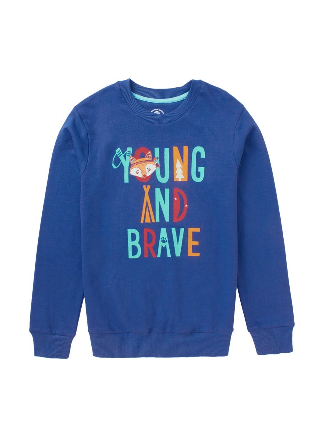 

Cub McPaws Boys Blue Printed Sweatshirt