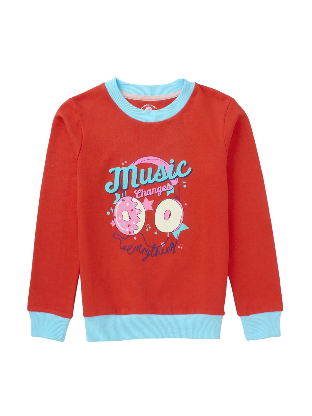 

Cub McPaws Girls Red Printed Sweatshirt