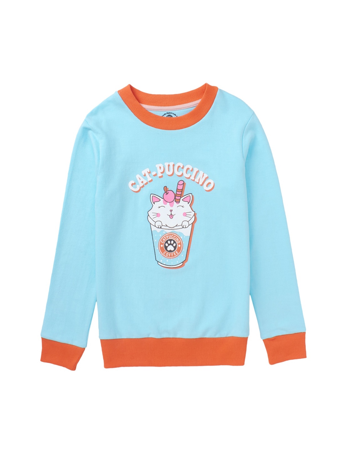 

Cub McPaws Girls Blue Cotton Sweatshirt