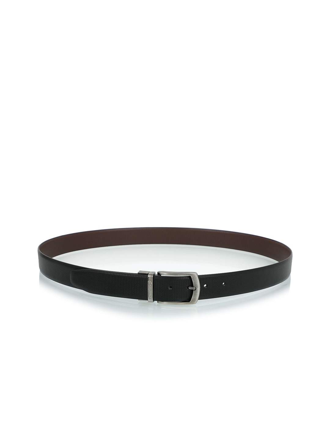 

KEZRO Men Black Textured PU Belt