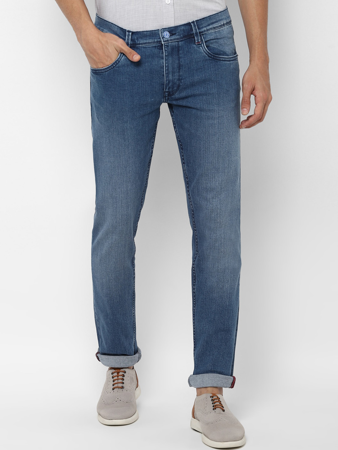 

Allen Solly Men Blue Heavy Fade Jeans