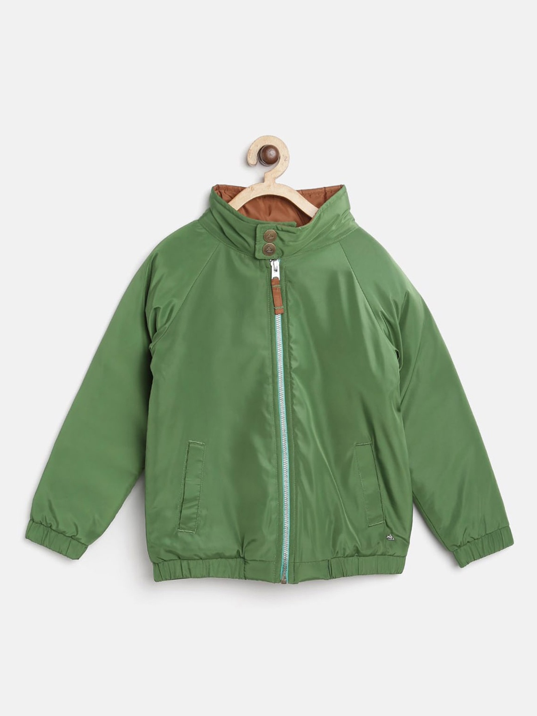 

Cherry Crumble Boys Green Windcheater Tailored Jacket